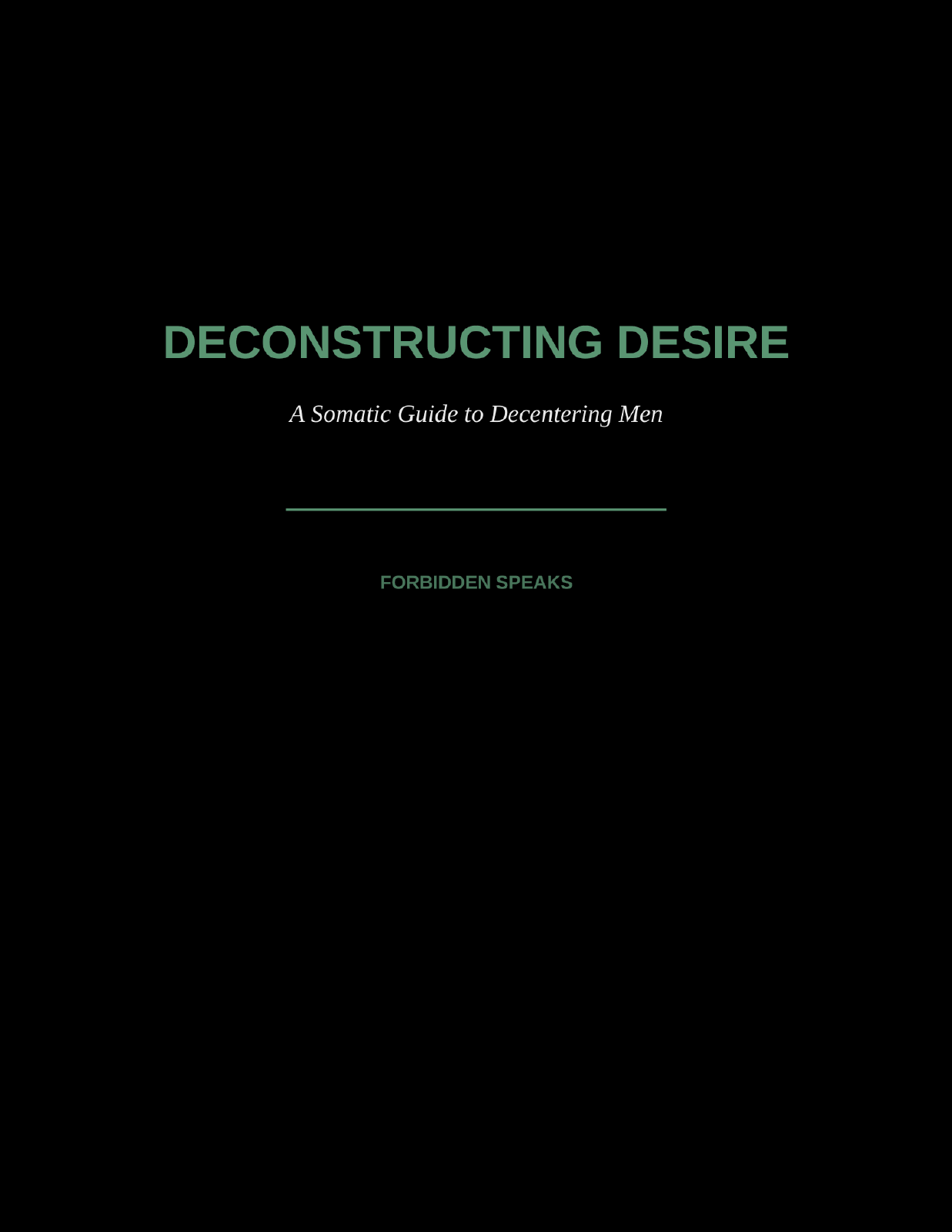 Deconstructing Desire cover